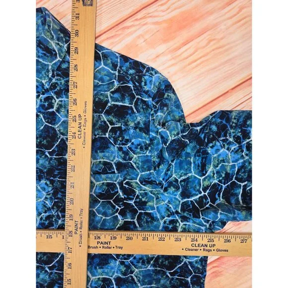 Southern Tide Mens Intercoastal Button-Up Shirt Large Blue Nylon Blend - Picture 7 of 7